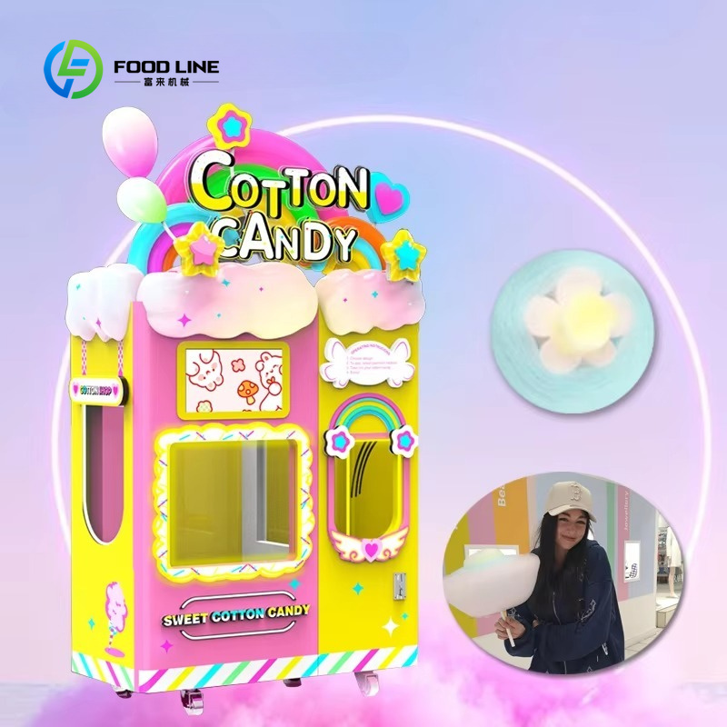 Candy Floss Machine - Customized Cotton Candy Vending Machine with