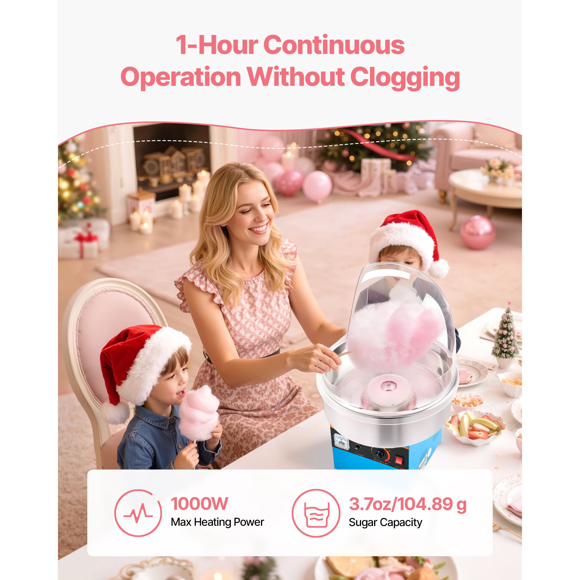 Electric Cotton Candy Machine, - Candy Floss Machine recension och pris