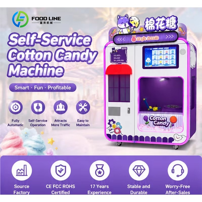 Customized Fully Automatic Sma - Candy Floss Machine recension och pris